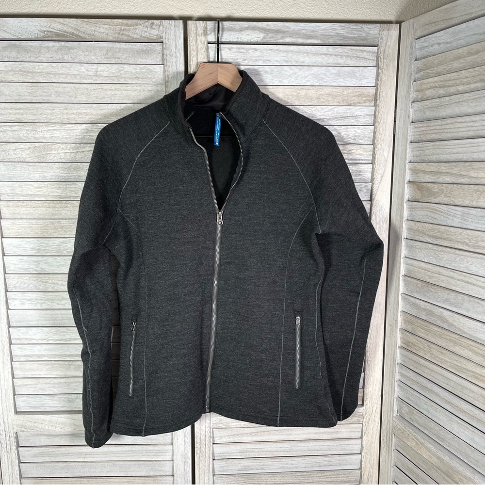 Kuhl Gray Full Zip Sweatshirt
